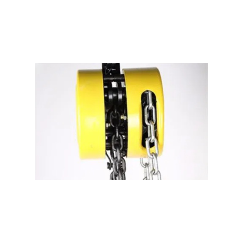 Round manual chain block hand chain hoist.png